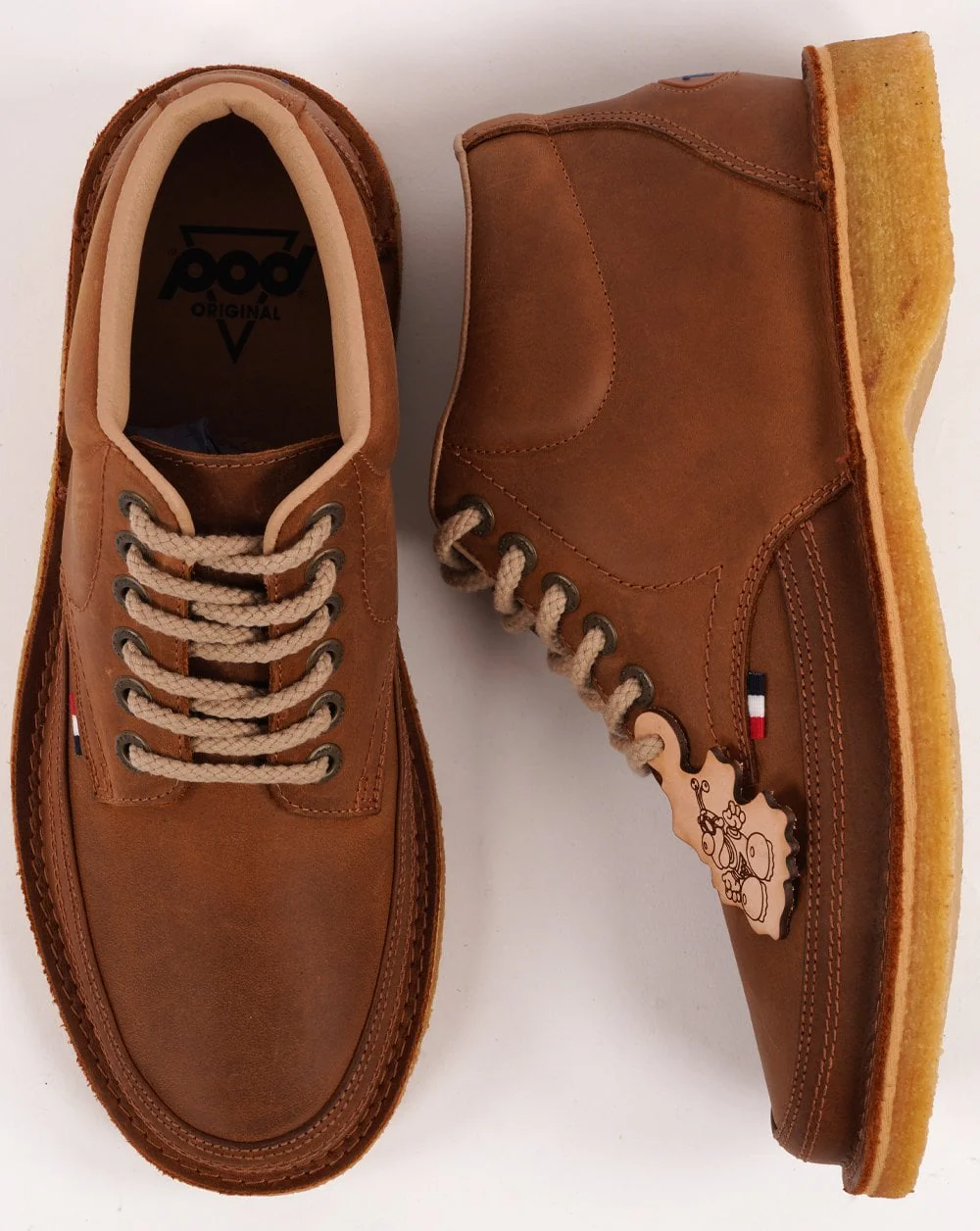 Pod Marvin Oil Leather Boot Chestnut - Image 3