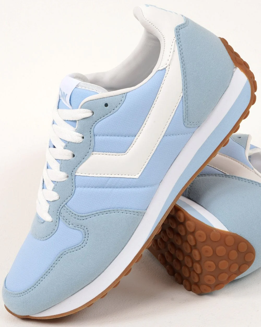Pony Express Trainers Sky Blue/White - Image 4