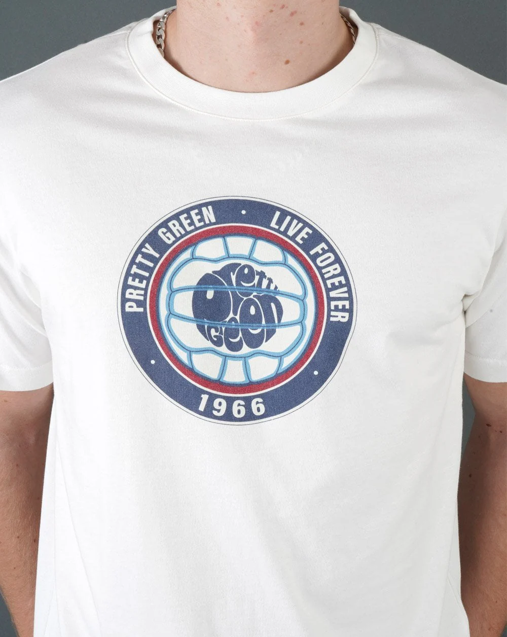 Pretty Green 1966 T-shirt White - Image 2