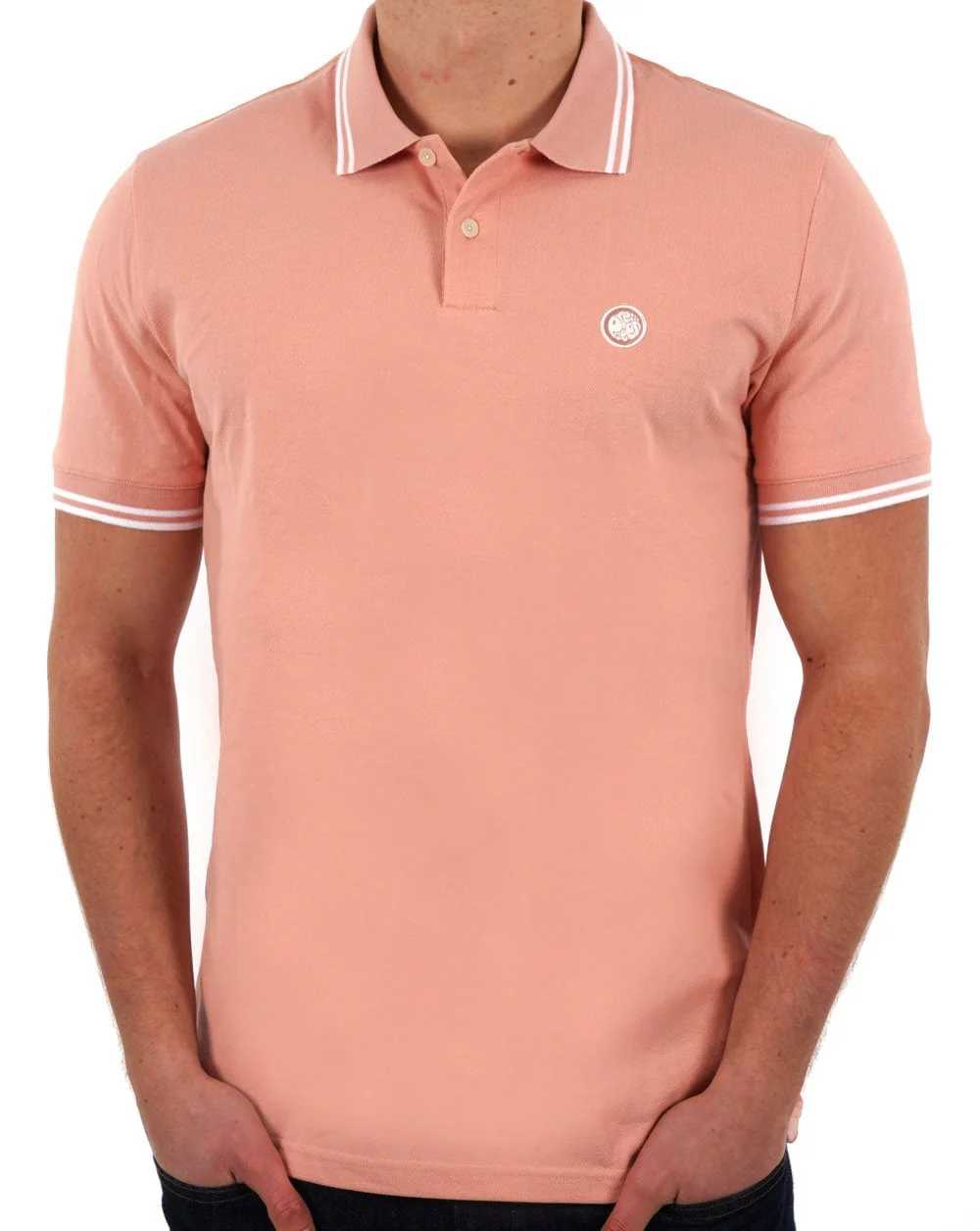 Pretty Green Barton Polo Shirt Pink - Image 3