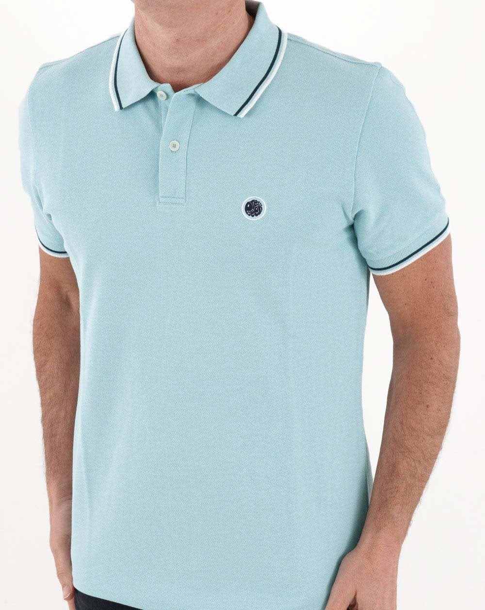 Pretty Green Barton Polo Sky - Image 4