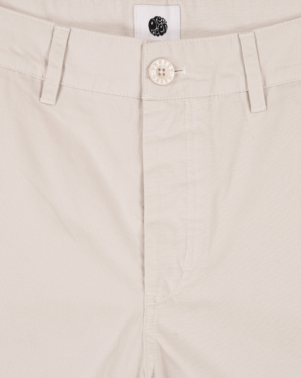 Pretty Green Bostall Cargo Shorts Stone - Image 2