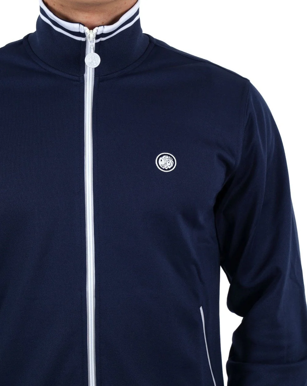 Pretty Green Boston Track Top Navy - Image 4
