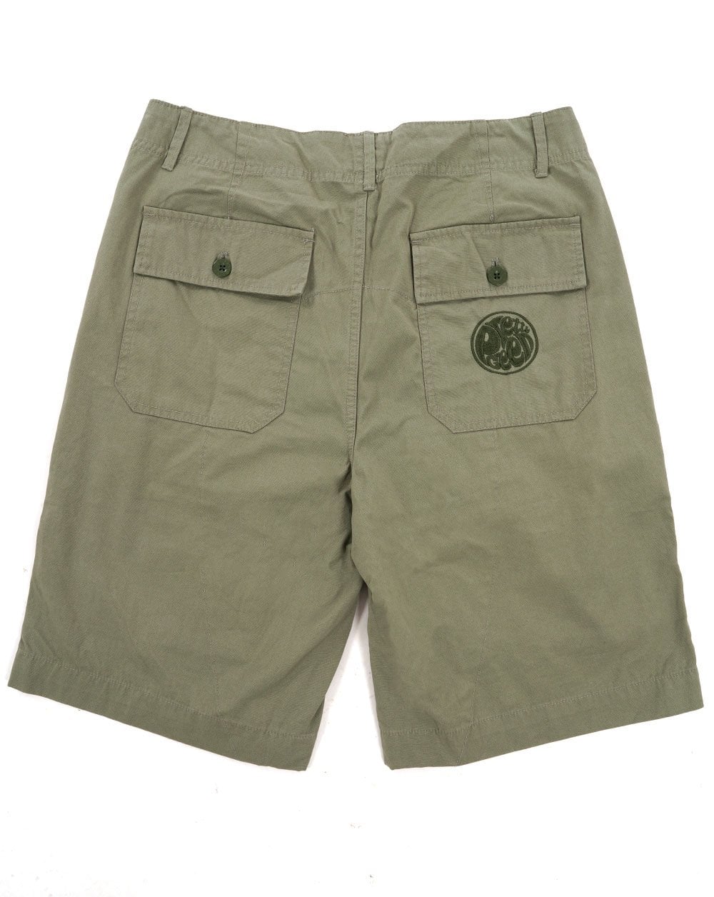 Pretty Green Brentwood Cargo Shorts Green - Image 2