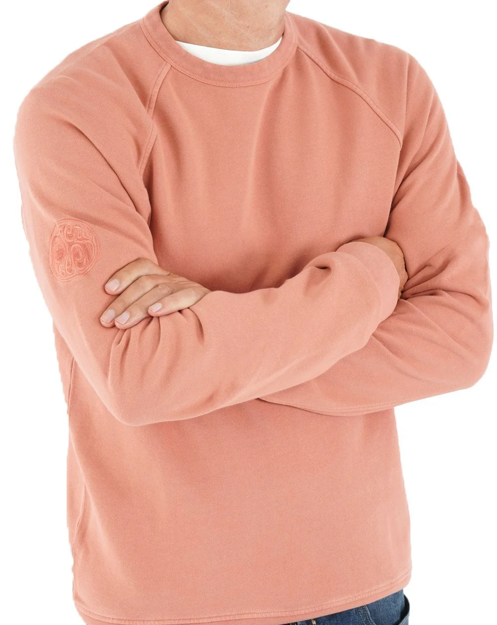 Pretty Green Cascade Crew Sweatshirt Pink