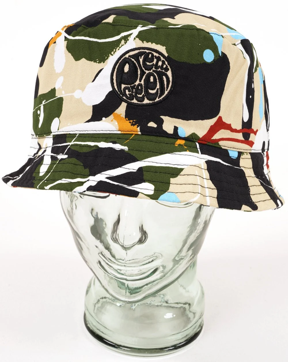 Pretty Green Convergence Bucket Hat Multi