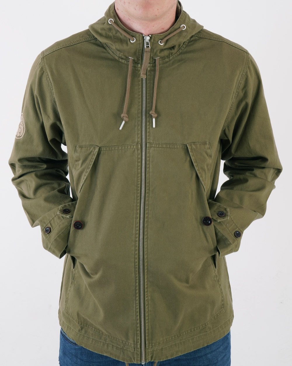 Pretty Green Cooper Jacket Khaki - Image 4