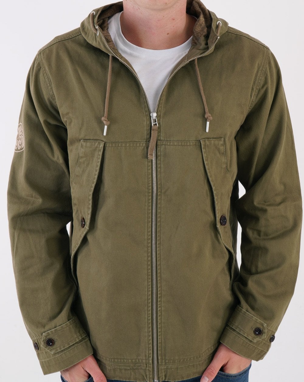 Pretty Green Cooper Jacket Khaki - Image 5