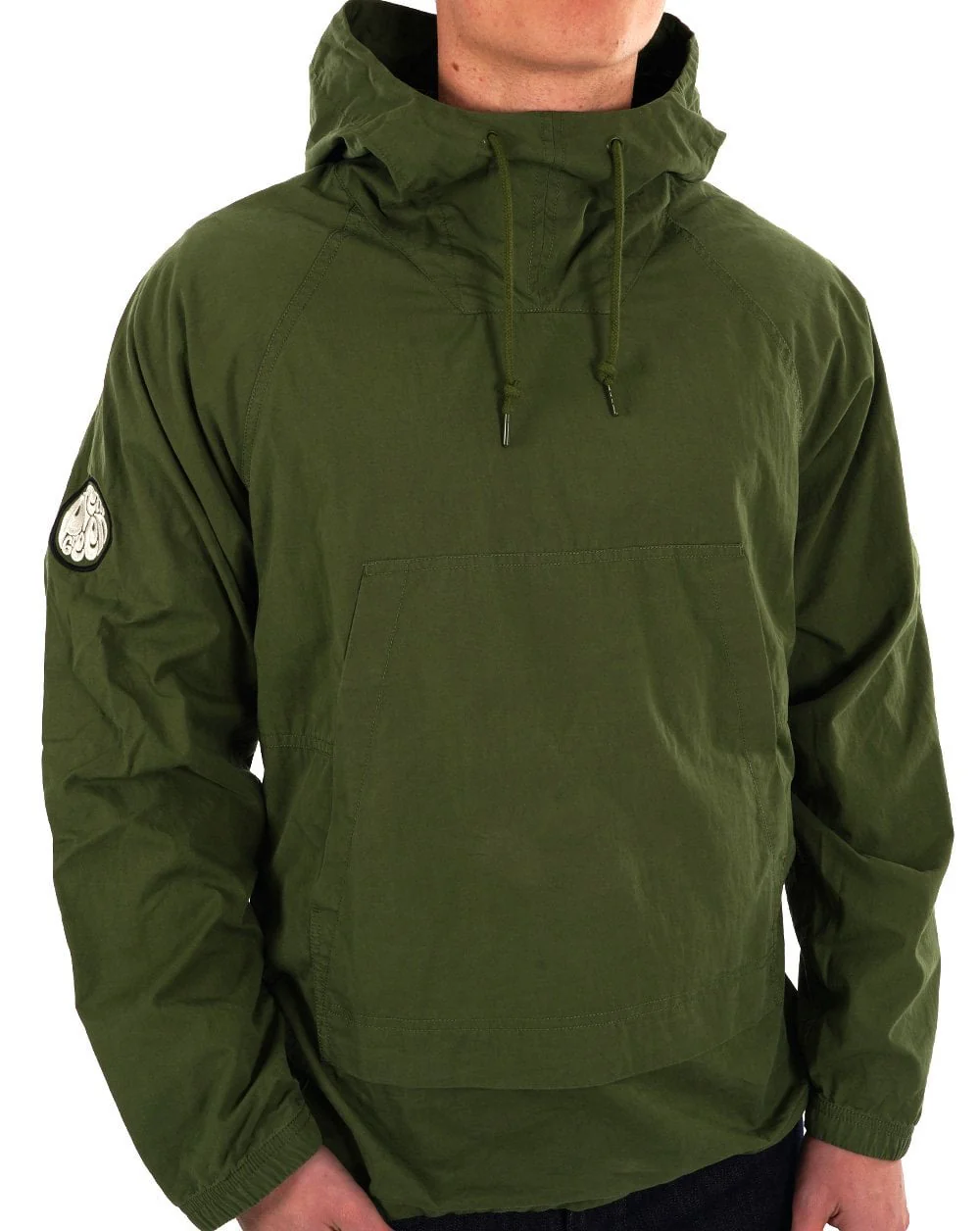Pretty Green Feltham Smock Khaki Green - Image 3