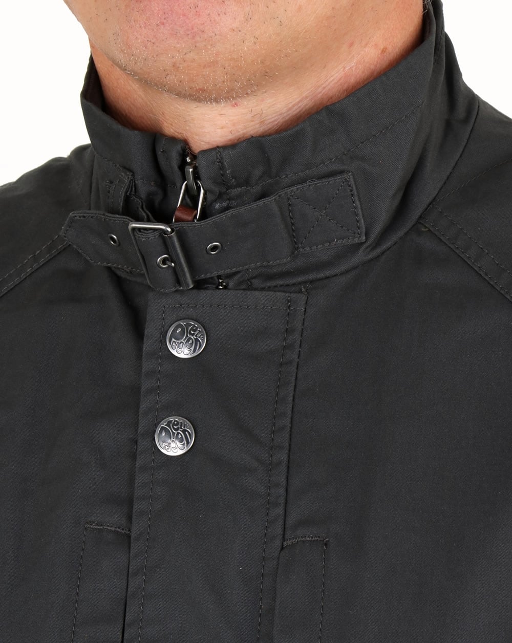 Pretty Green Garrat Waxed Jacket Green - Image 2
