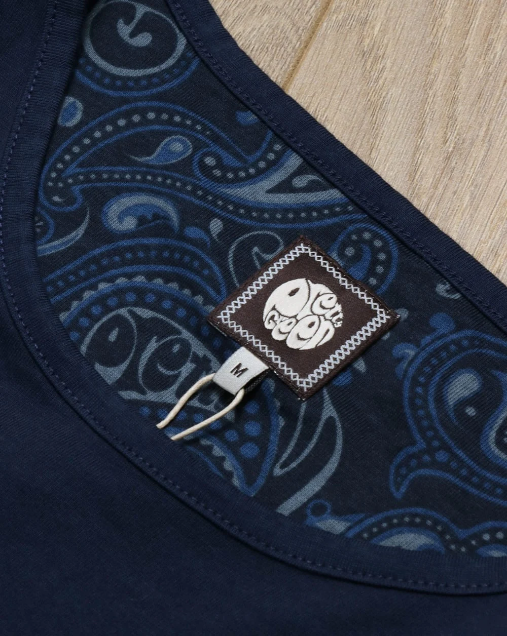 Pretty Green Gillespie Logo T Shirt Navy - Image 3