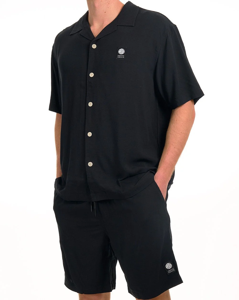 Pretty Green Islington Shorts Black - Image 3