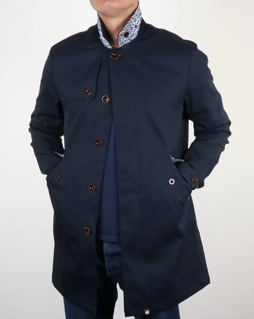 Pretty Green Layton Mac Navy