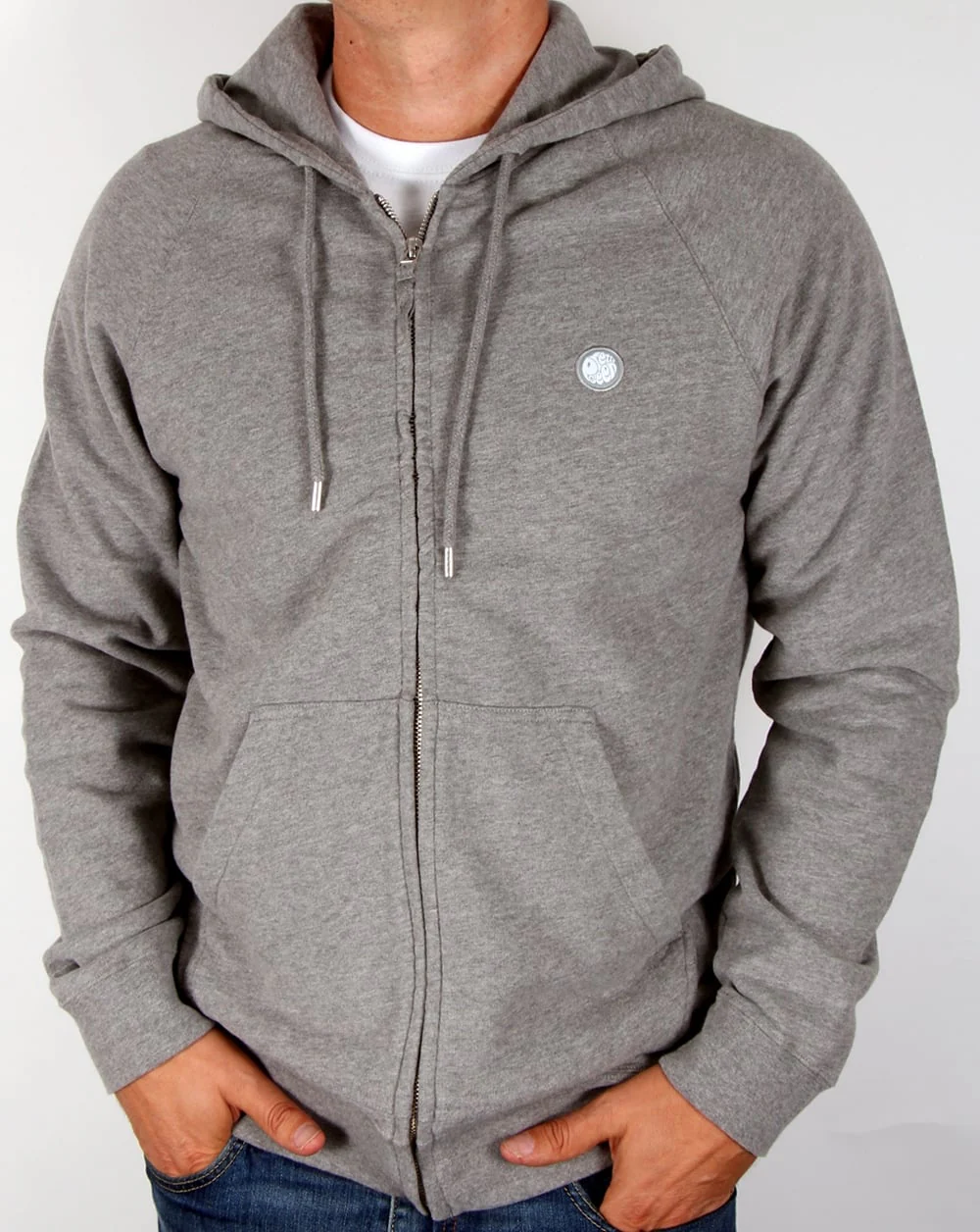 Pretty Green Oxted Hoody Mid Grey Marl