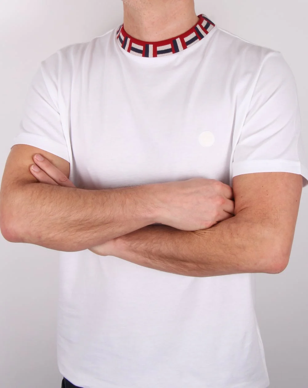 Pretty Green Plecteom T Shirt White - Image 3