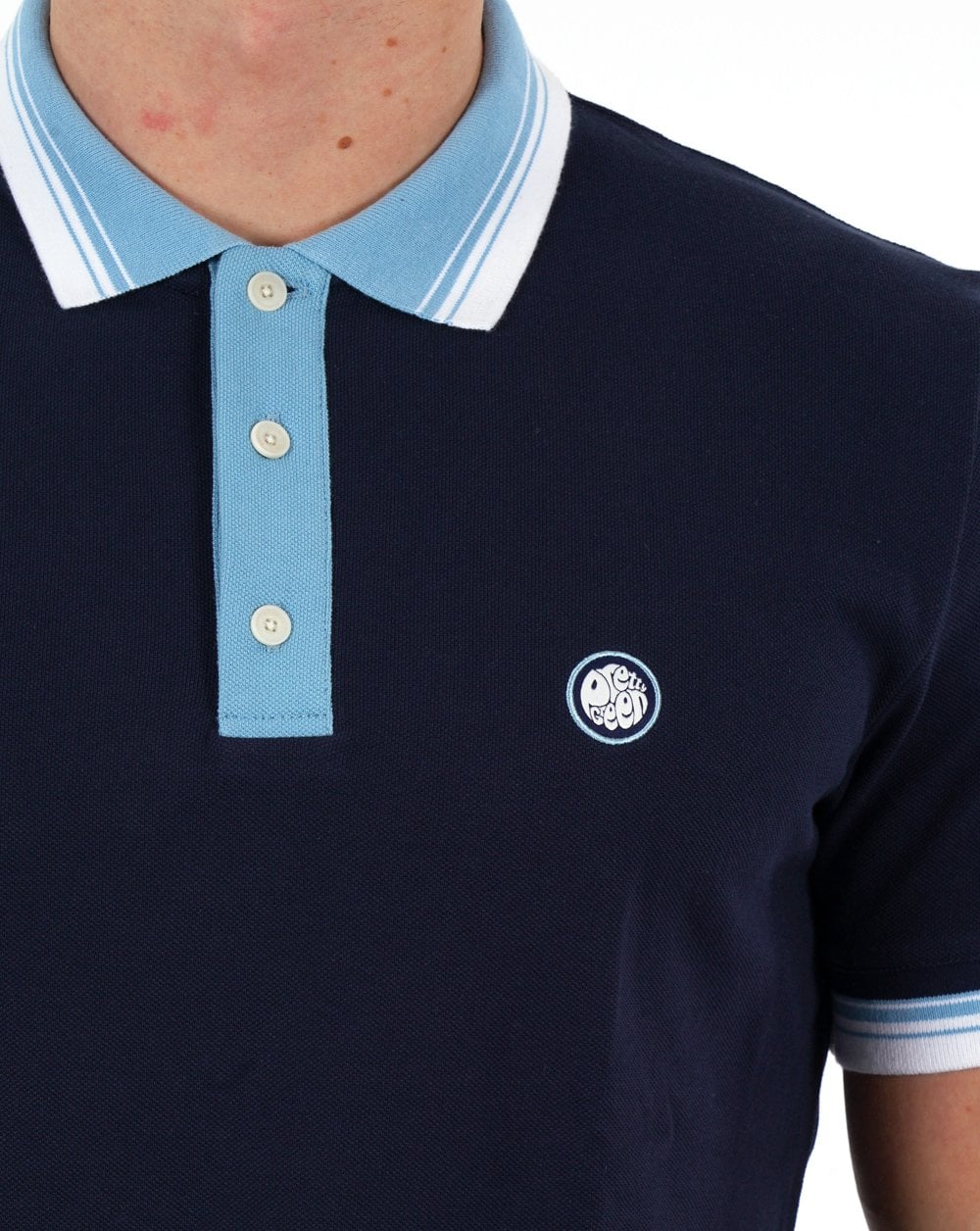 Pretty Green Prestleigh Polo Shirt Navy - Image 2