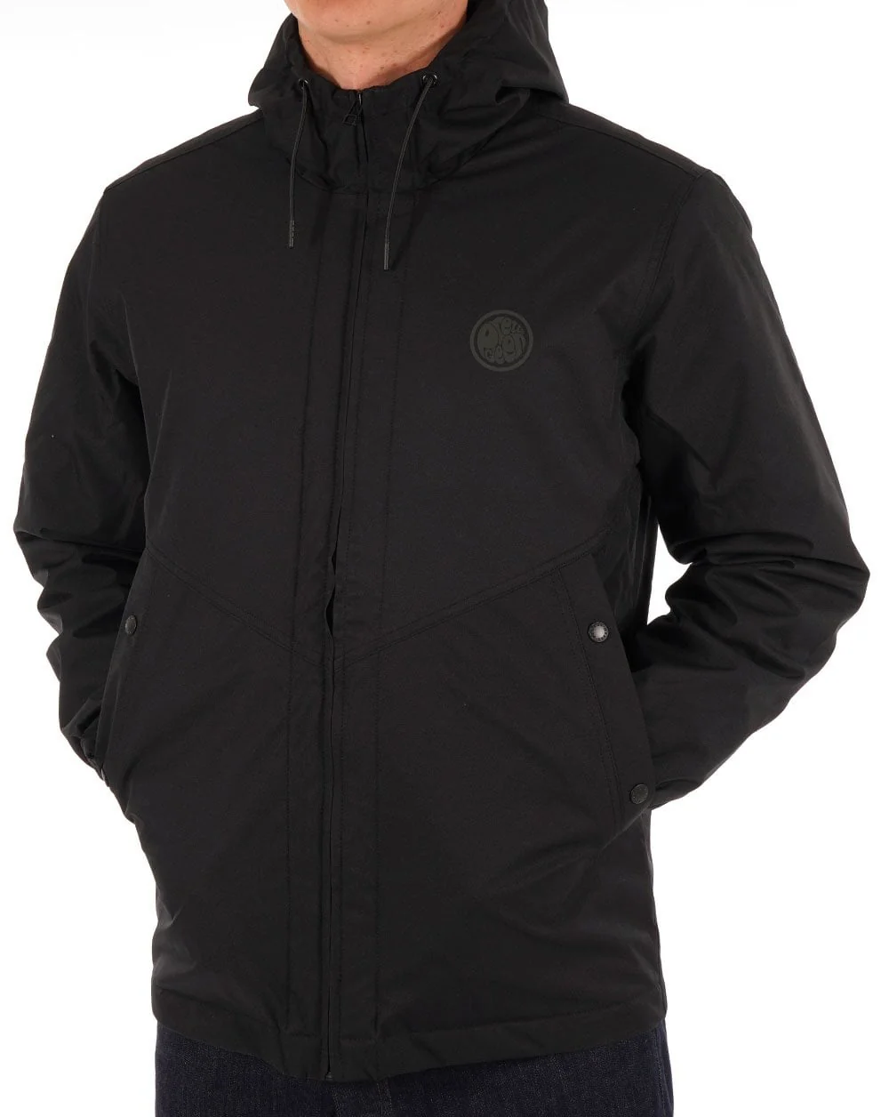 Pretty Green Sheraton Hooded Jacket Black - Image 3