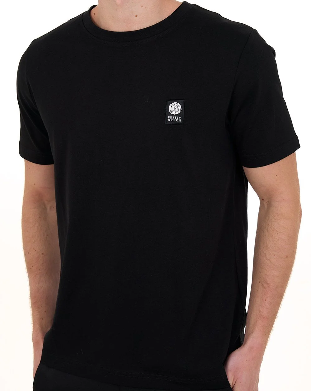 Pretty Green Sinclair T Shirt Charcoal - Image 2