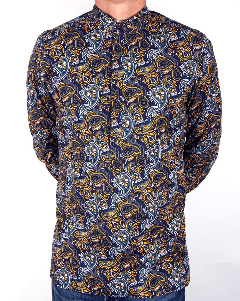 Pretty Green Stretford Kaftan Navy