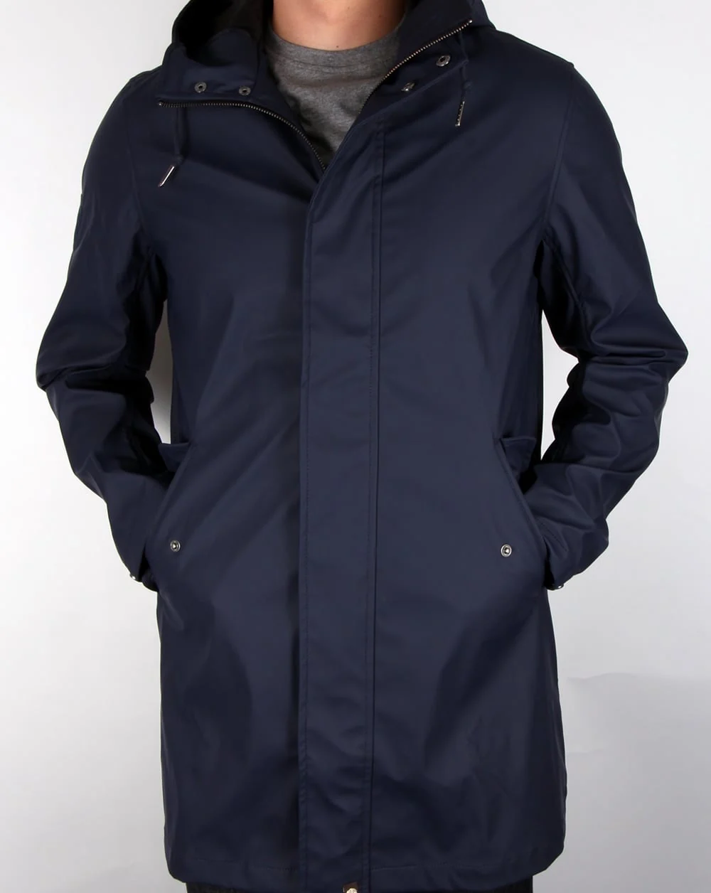 Pretty Green Tremain Parka Navy - Image 2