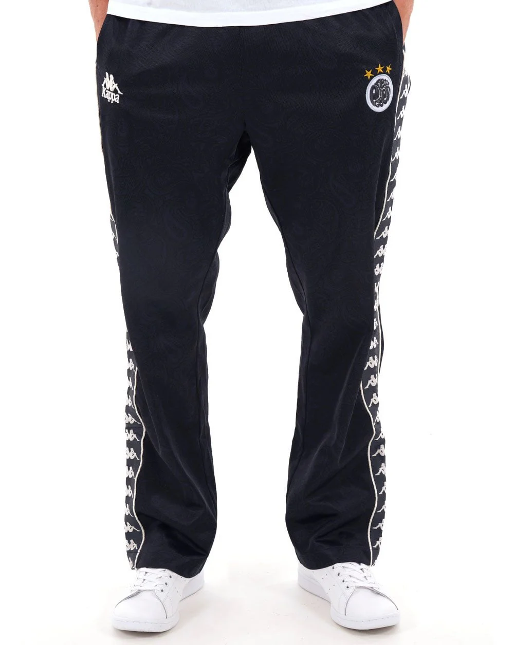 Pretty Green X Kappa Maine Road Track Pants Navy - Image 2