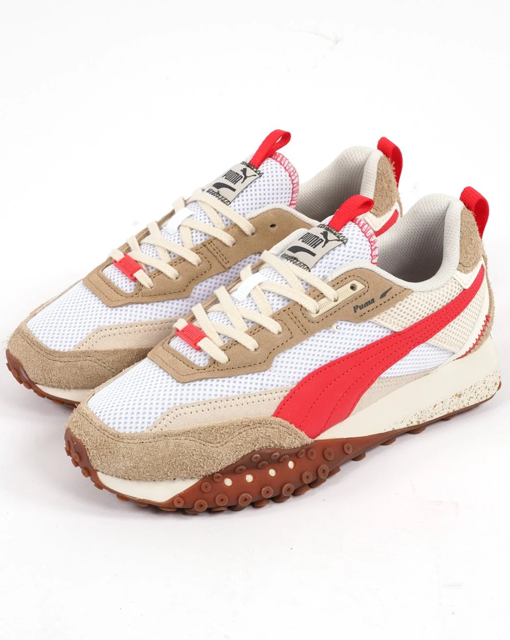 Puma Blktop Rider Preppy Trainer White/Active Red - Image 2