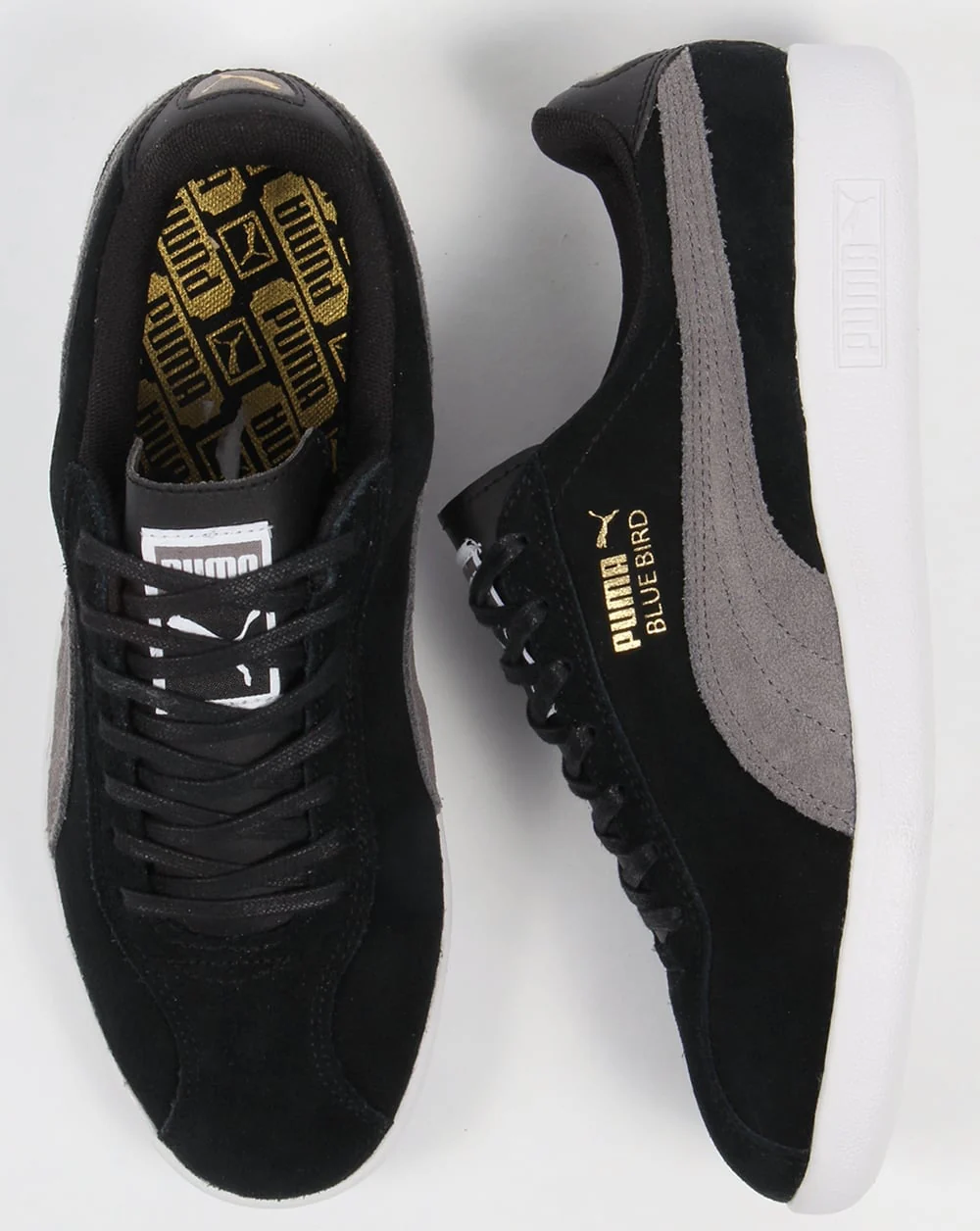 Puma Bluebird Trainers Black/Grey - Image 2