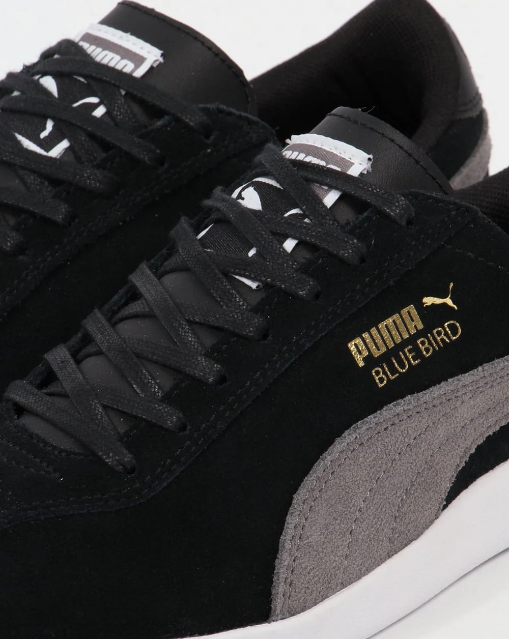 Puma Bluebird Trainers Black/Grey - Image 4