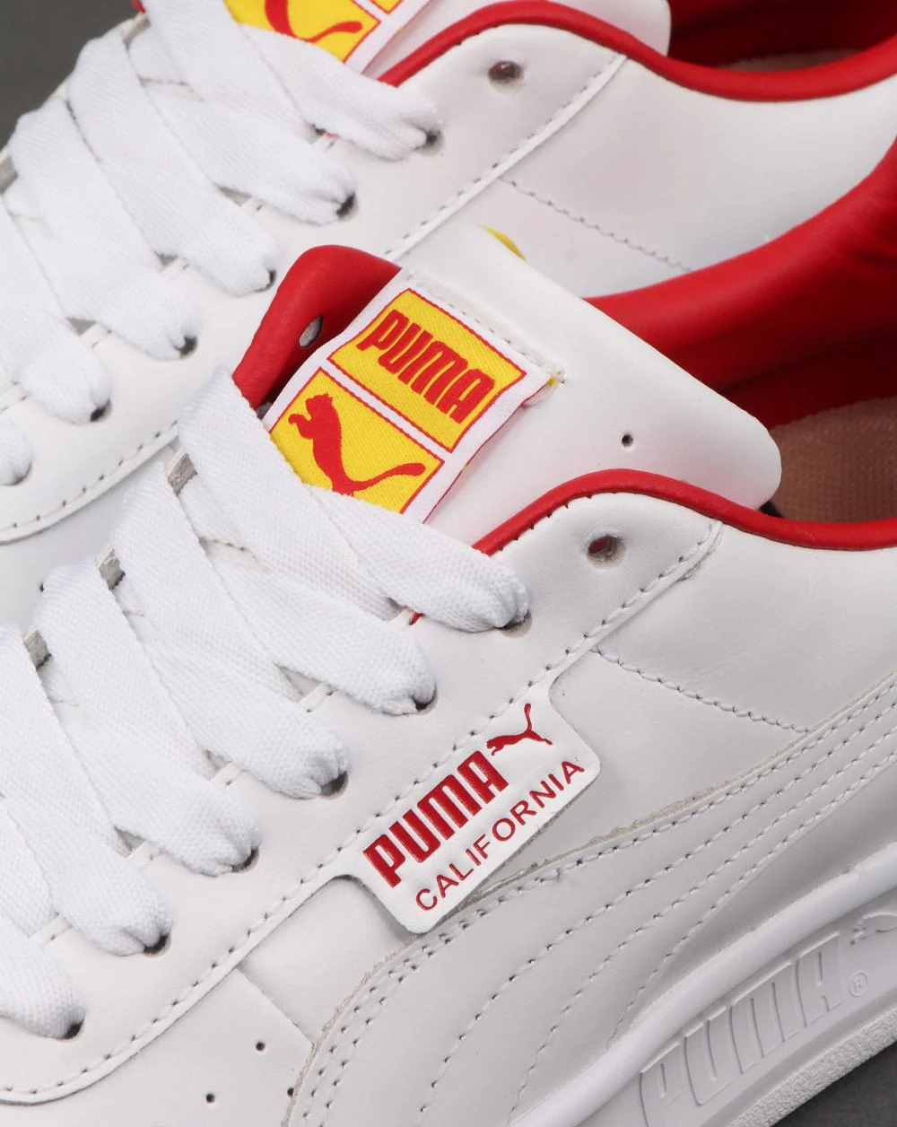 Puma California Trainer White/Red - Image 4