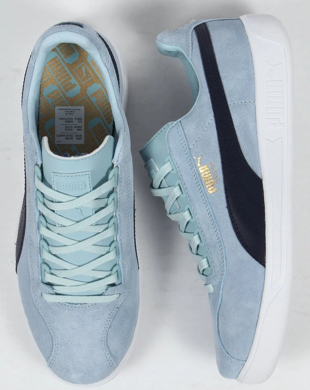 Puma Dallas Trainers Sky Blue/Navy - Image 2