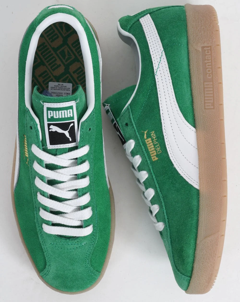 Puma Delphin Trainer Green/White - Image 2