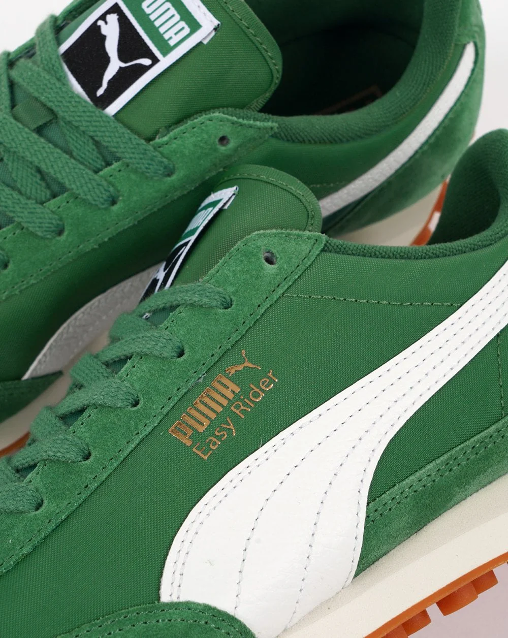 Puma Easy Rider Vintage Trainers Green/White - Image 4