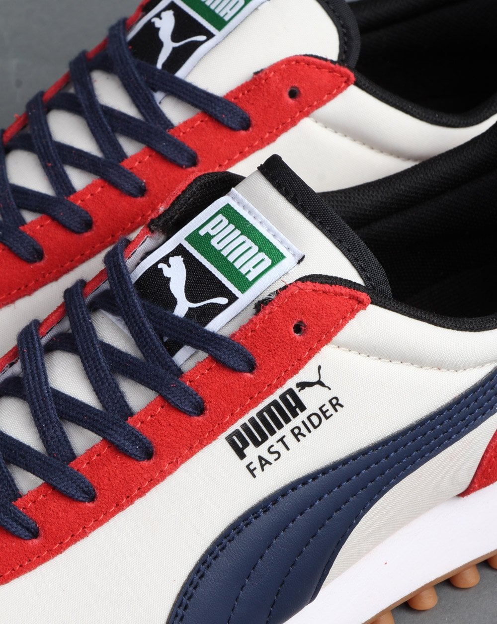 Puma Fast Rider Source Trainer White/Red - Image 3