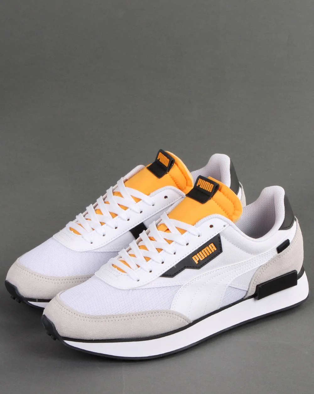 Puma Future Rider Core Trainers White/Grey - Image 3