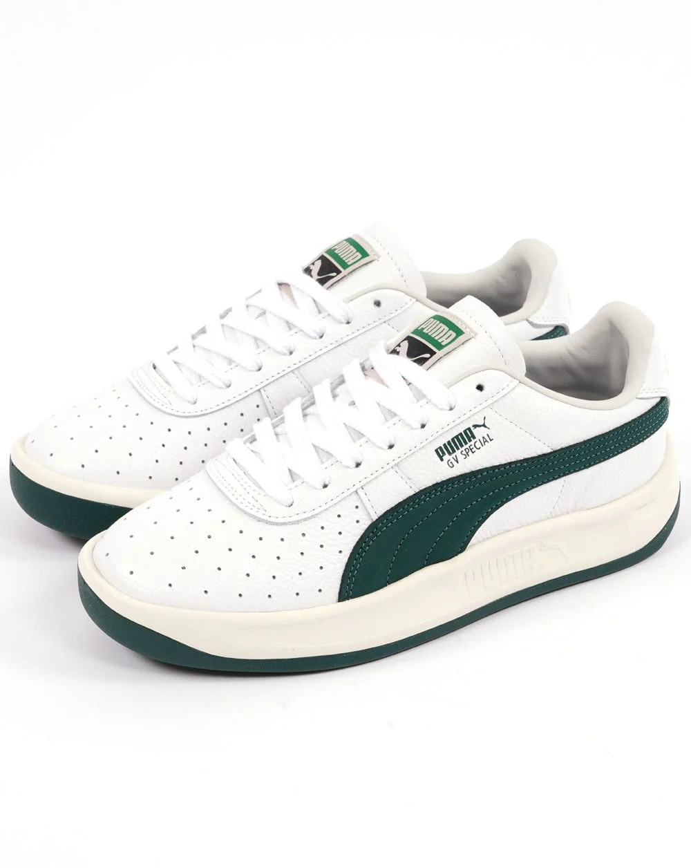 Puma GV Special Trainers White DK Green - Image 4