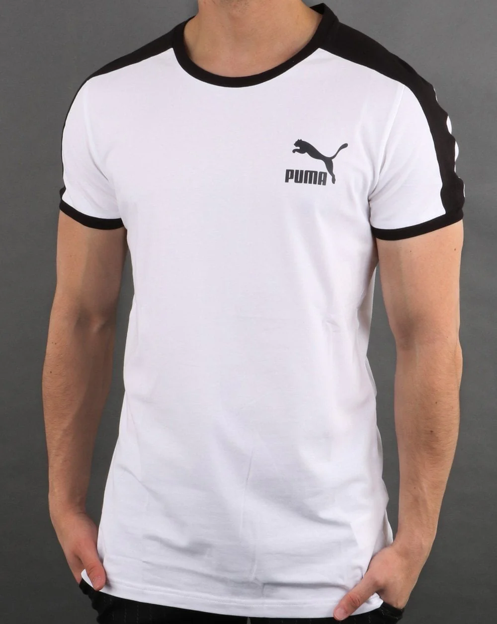 Puma Iconic T7 Slim T-shirt White