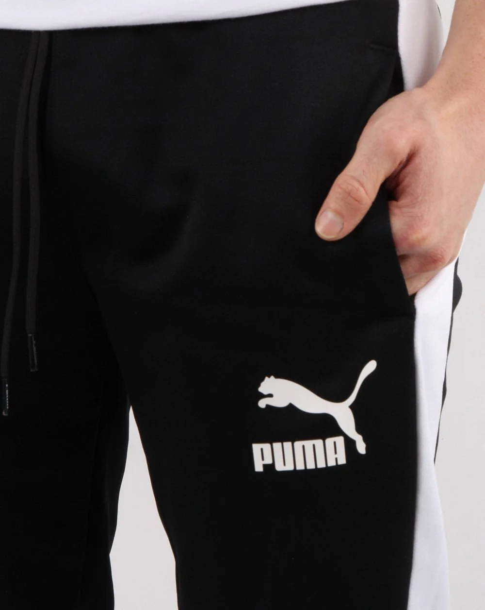 Puma Iconic T7 Track Pants Black - Image 2