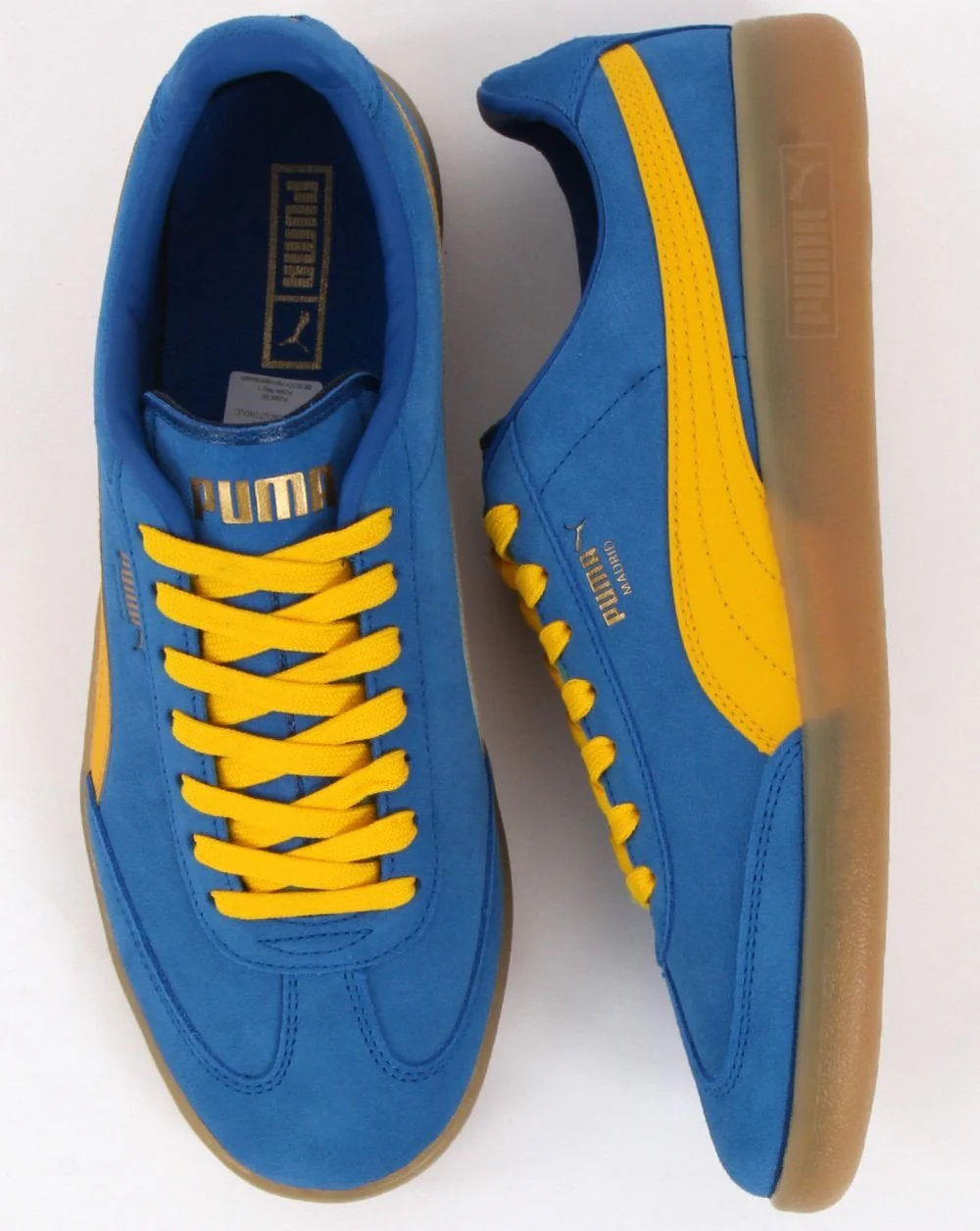Puma Madrid Trainer Royal Blue/Yellow - Image 2