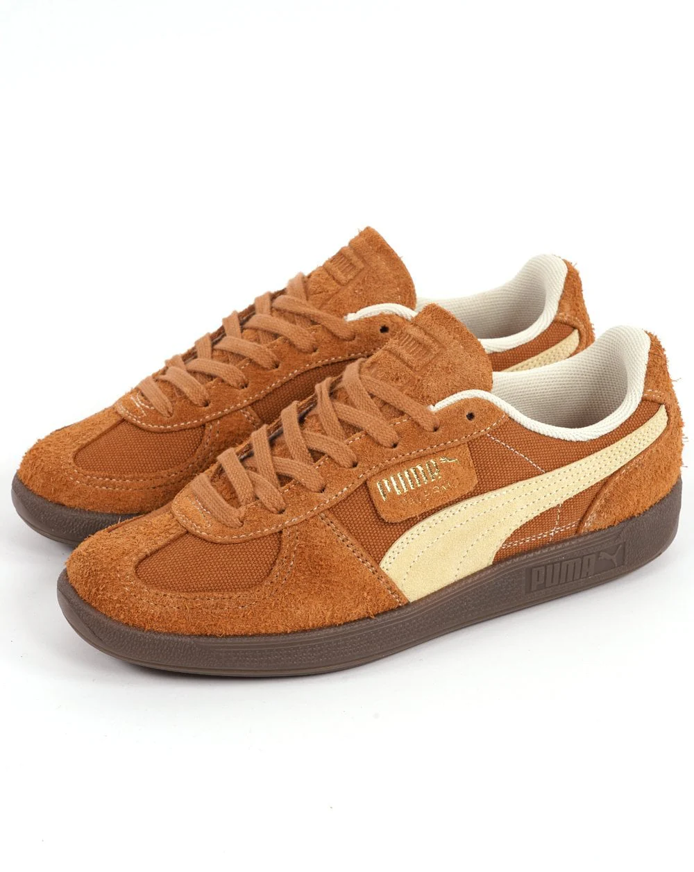 Puma Palermo Vintage Trainers Caramel Vanilla Gum - Image 2
