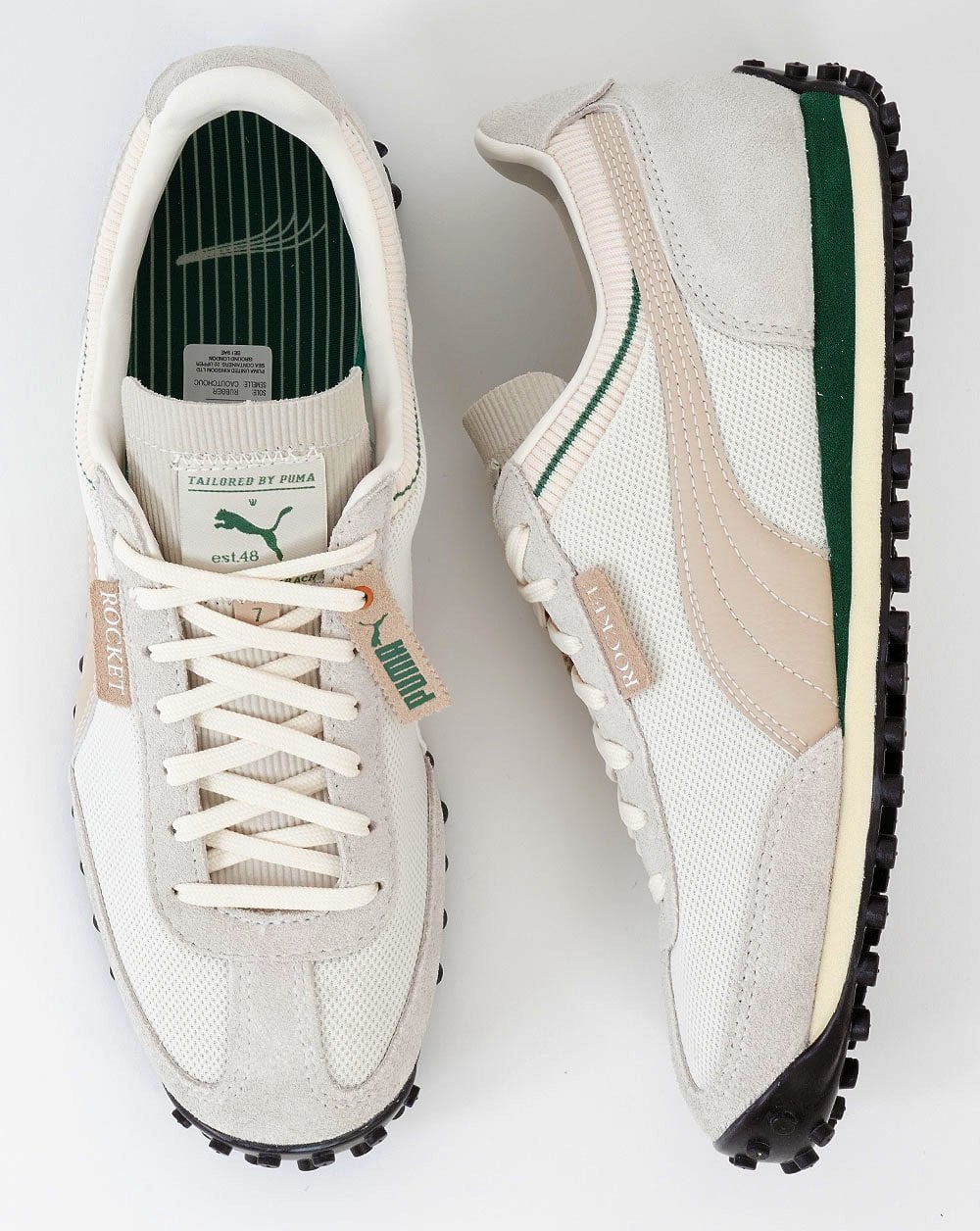 Puma Rocket Pl Trainer Off White - Image 2