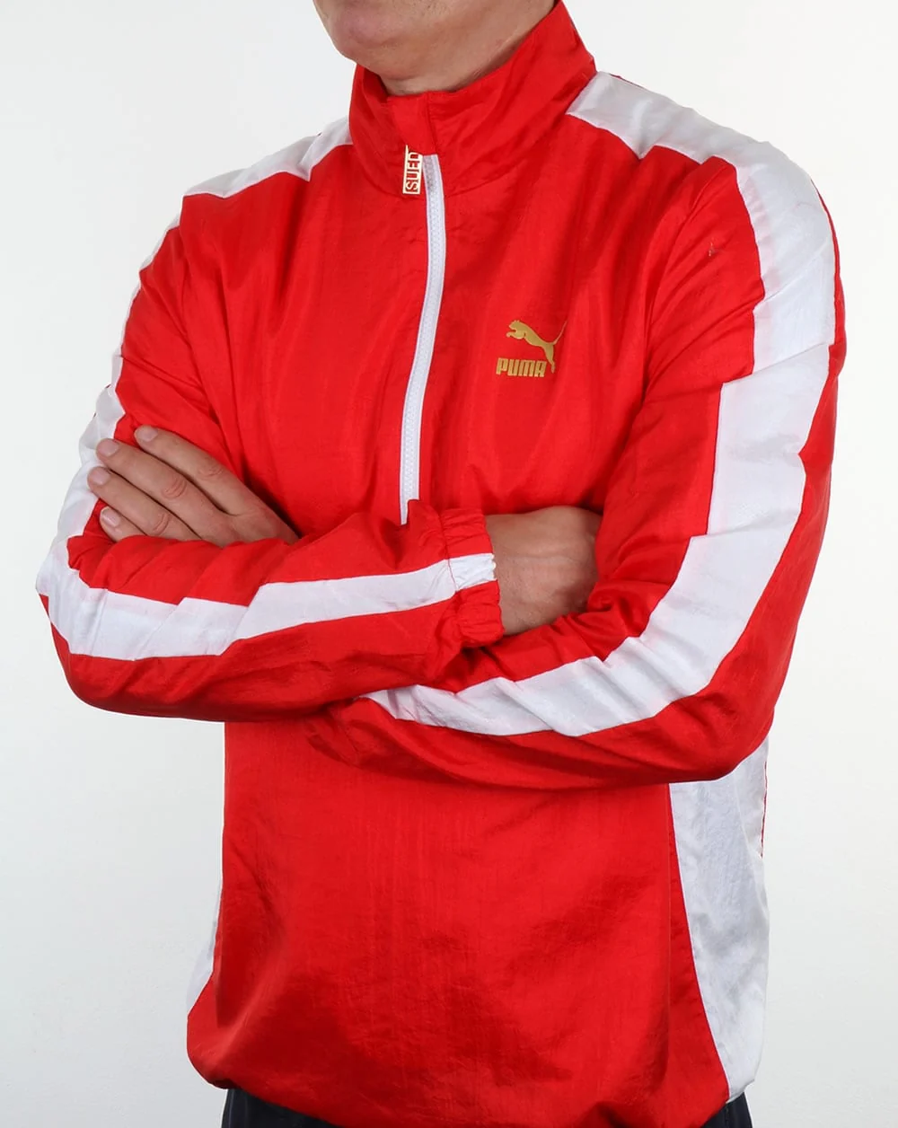 Puma Savannah Bboy Jacket Red/white - Image 3