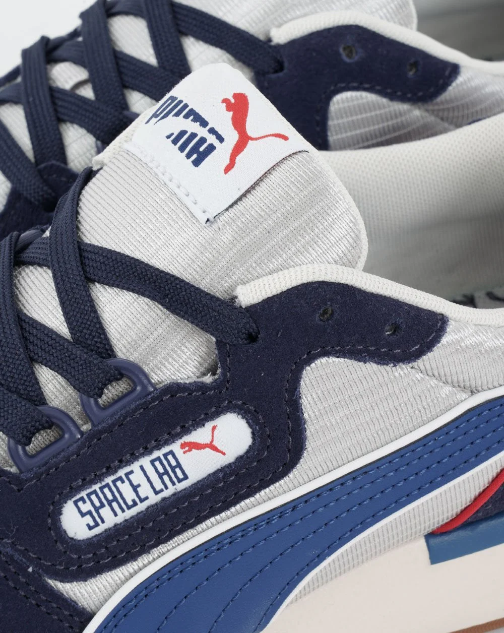 Puma Space Lab Trainer Silver Grey/Navy - Image 4