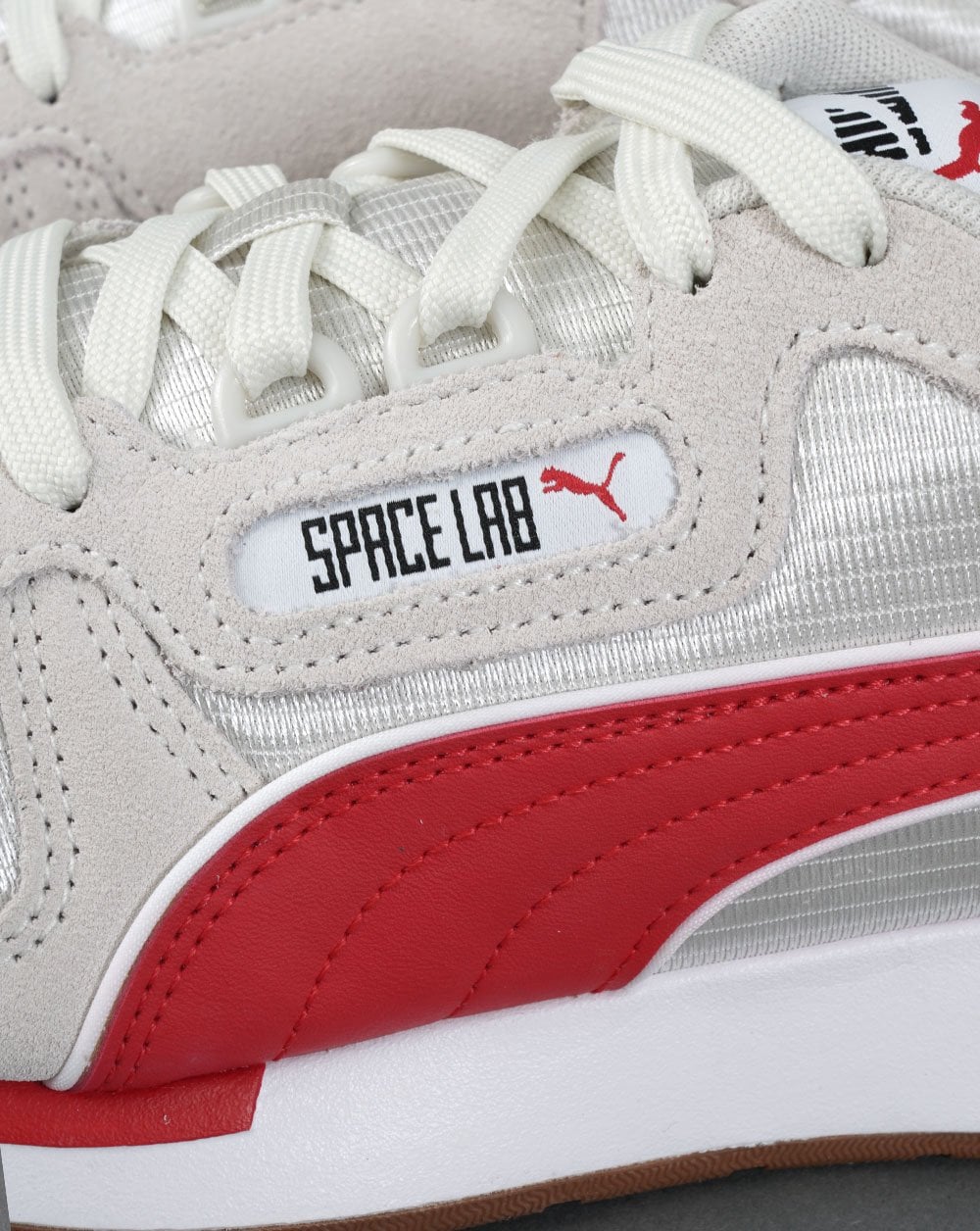 Puma Space Lab Trainer Vaporous Grey/High Risk Red - Image 2