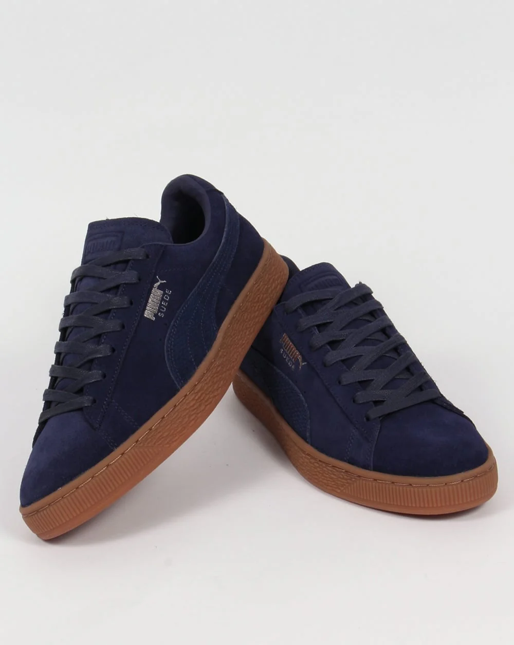 Puma Suede Citi Trainers Navy - Image 3