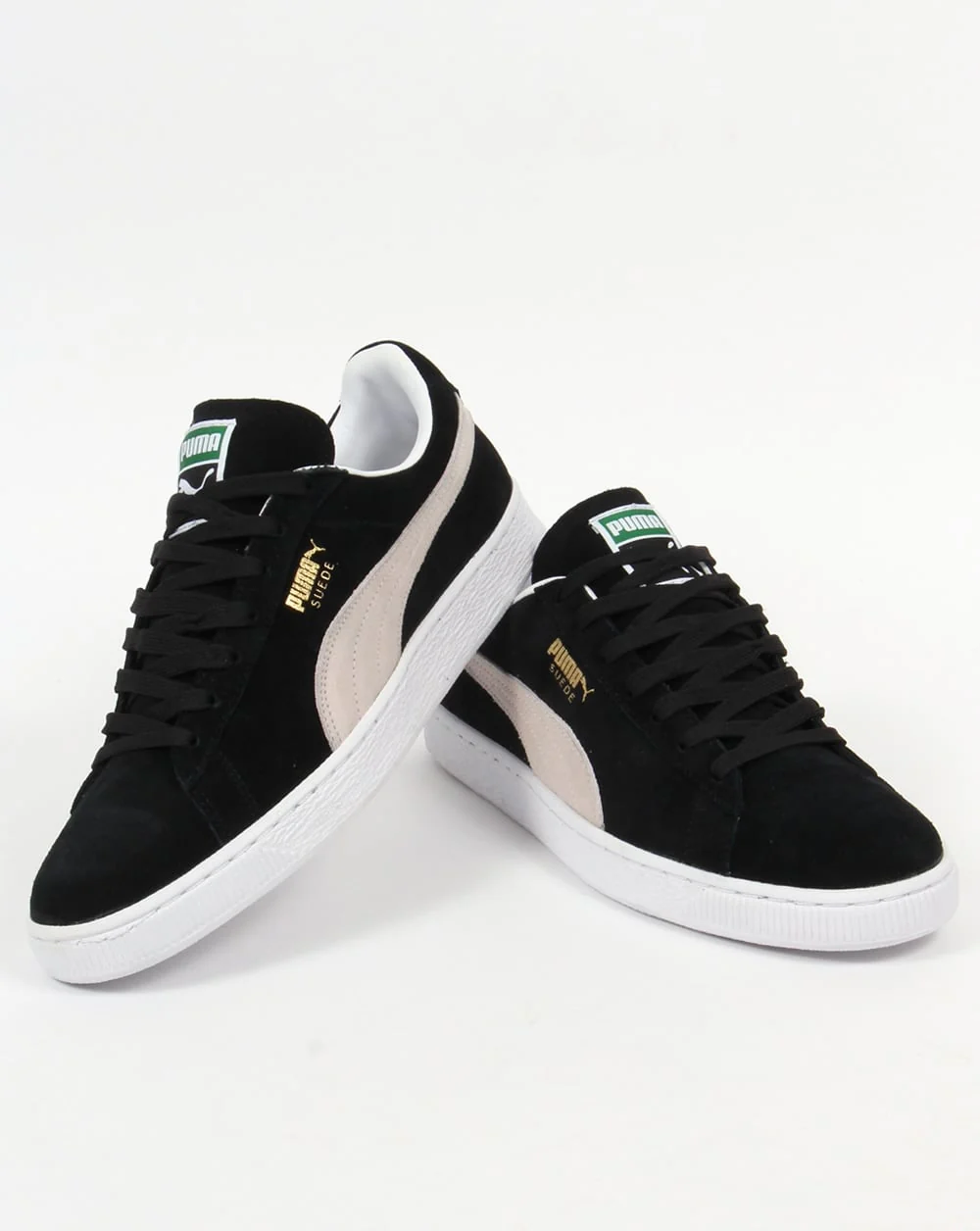 Puma Suede Classic Trainers Black/White - Image 3