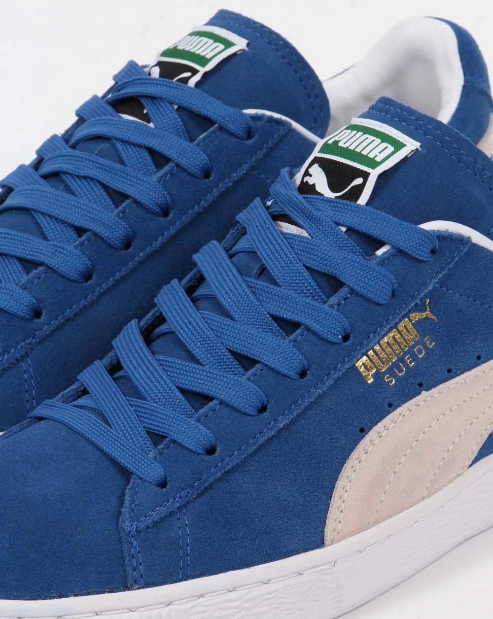 Puma Suede Classic Trainers Olympia Blue/White - Image 4