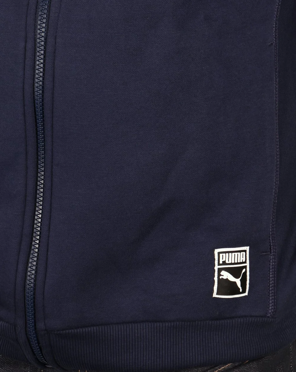 Puma T7 Full Zip Hoody Navy/red - Image 4