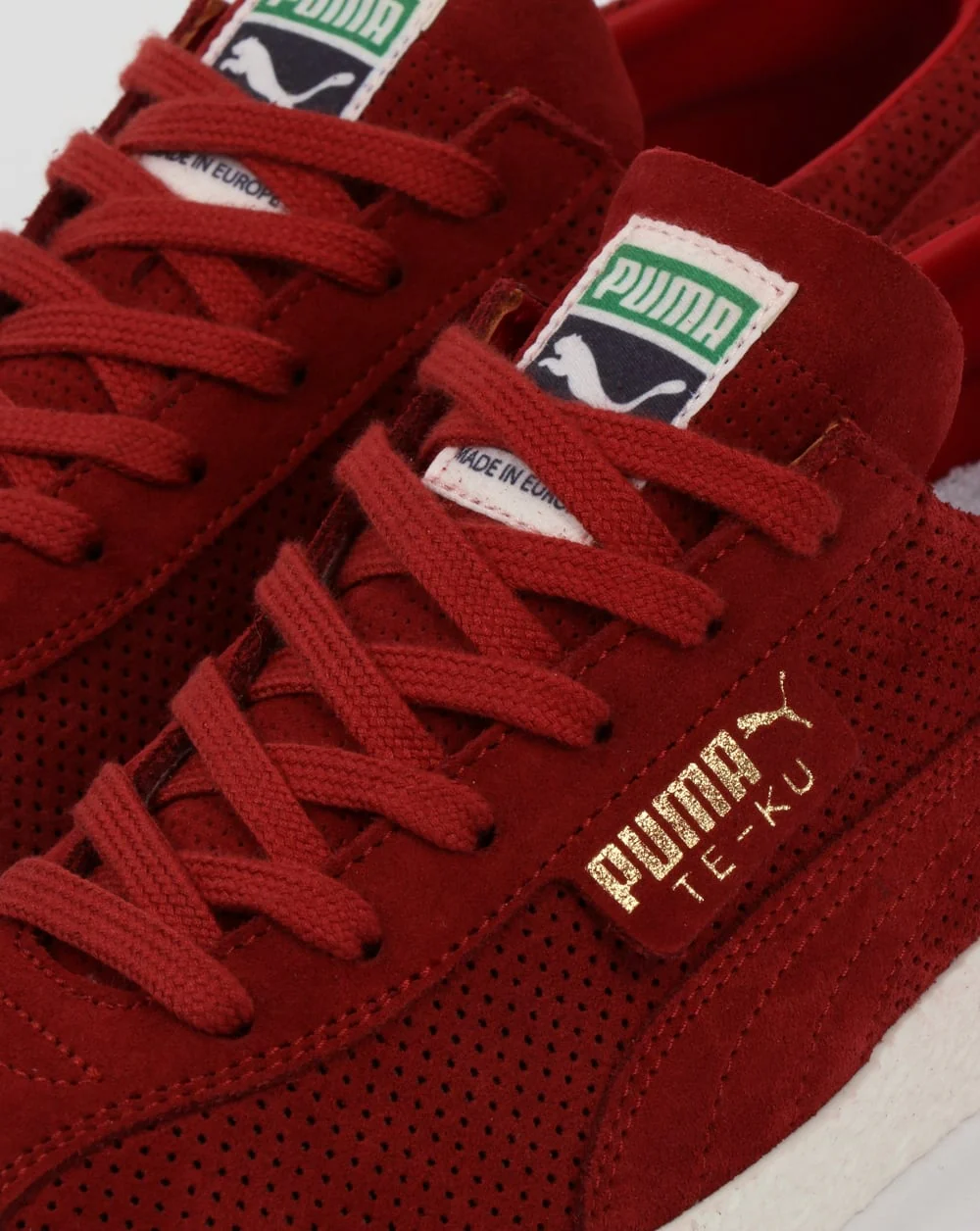 Puma Te-ku Summer Trainers Red /White - Image 4