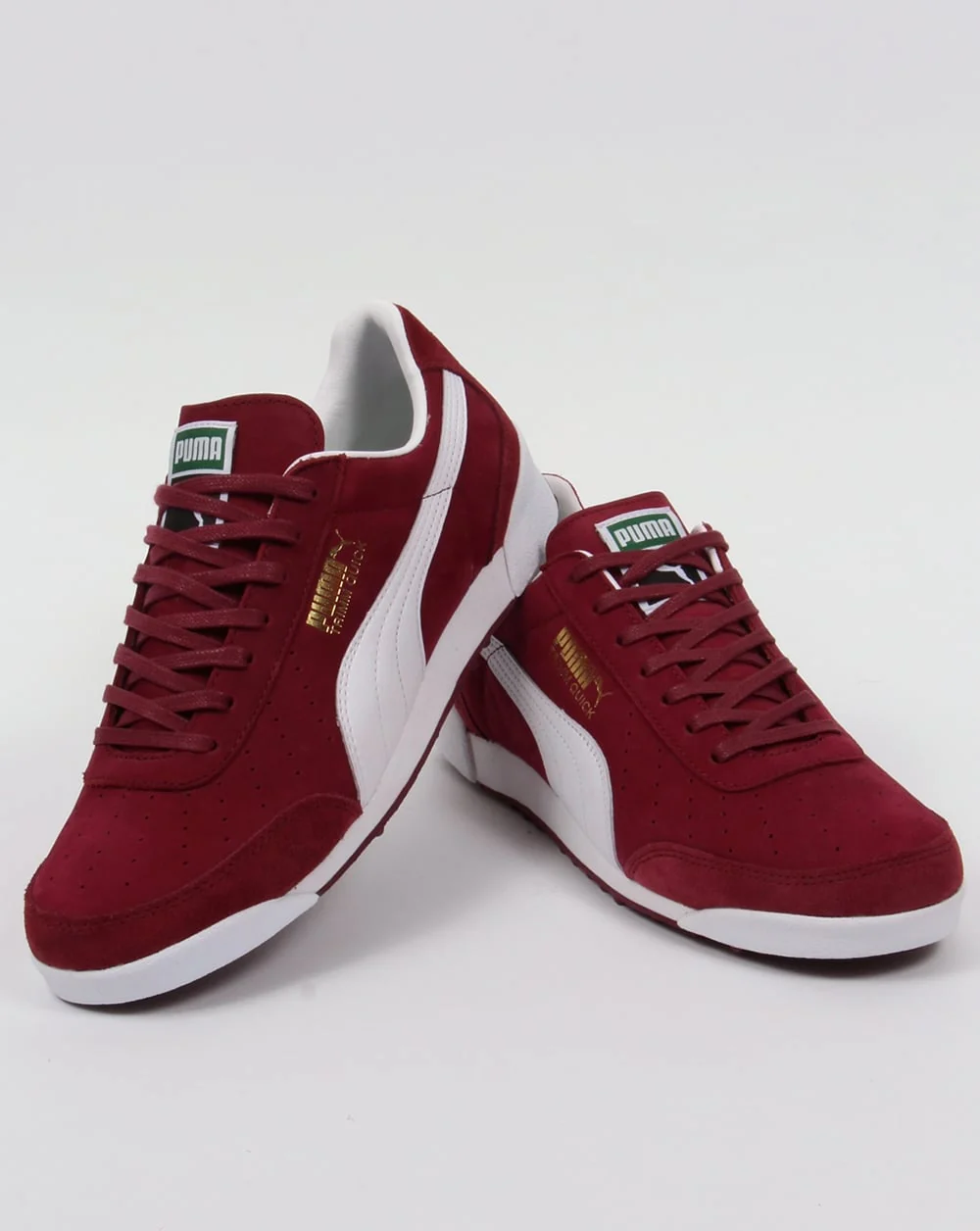 Puma Trimm Quick OG Elite Trainers Burgundy/White - Image 4