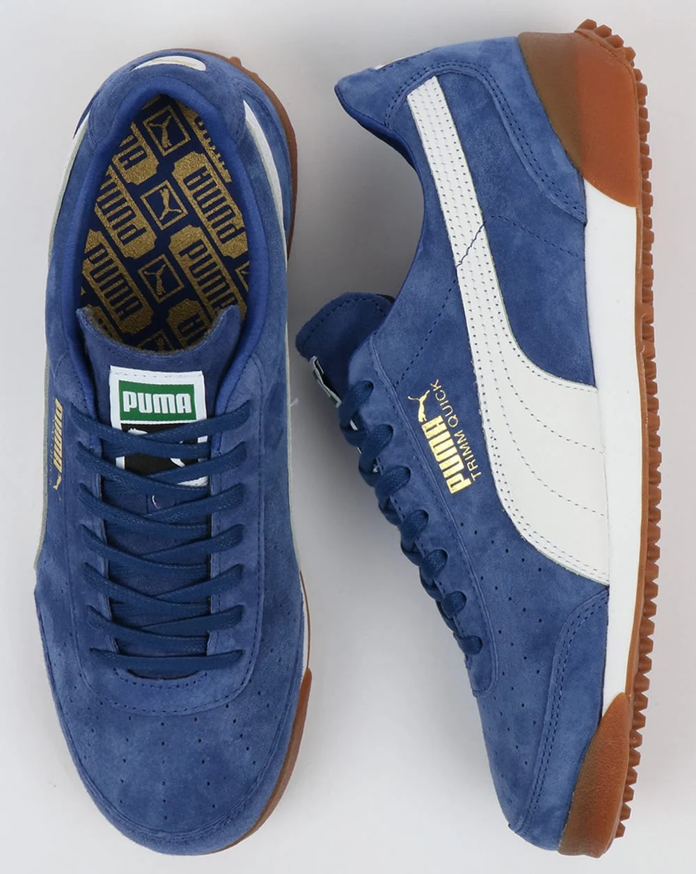 Puma Trimm Quick Trainers Deep Royal/White - Image 2